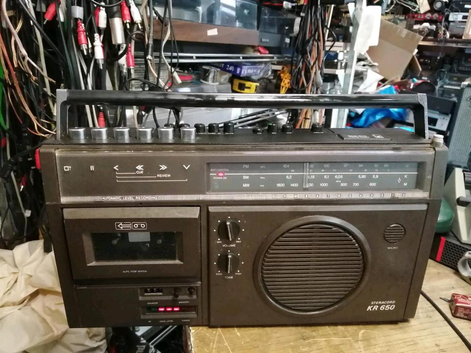 RFT STERACORD KR650, Radio-Cassetten-Recorder, etwas DEFEKT!!!