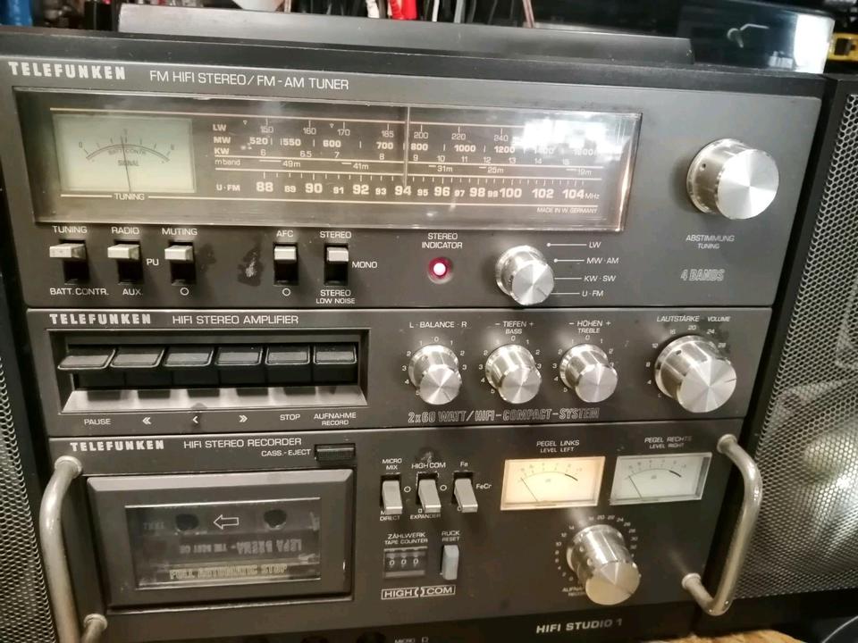 TELEFUNKEN HIFI Studio 1, Radio-Cassetten-Recorder