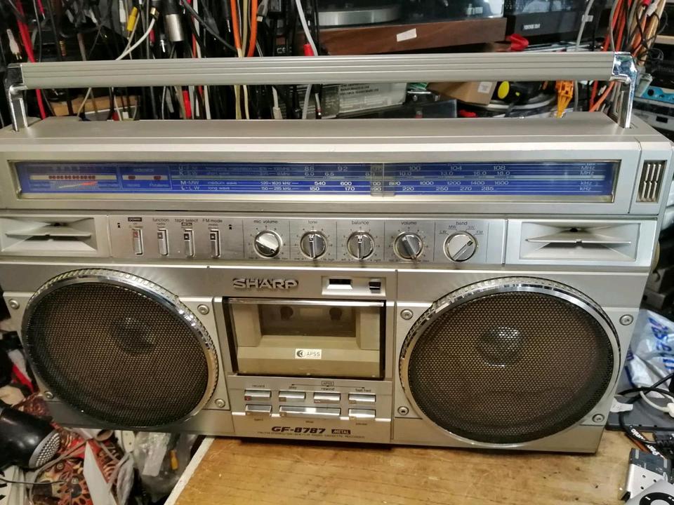 SHARP GF-8787H, Stereo Radio-Tape Recorder, DEFEKT!!!