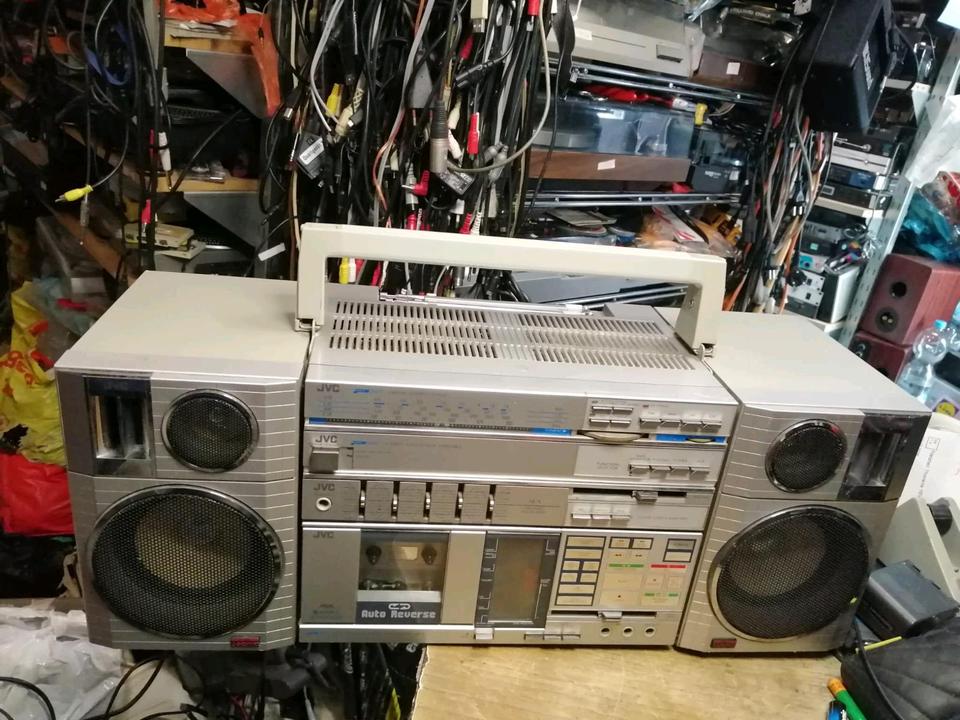 JVC PC-R55LD, Radio-Cassetten-Recorder, etwas DEFEKT!!!