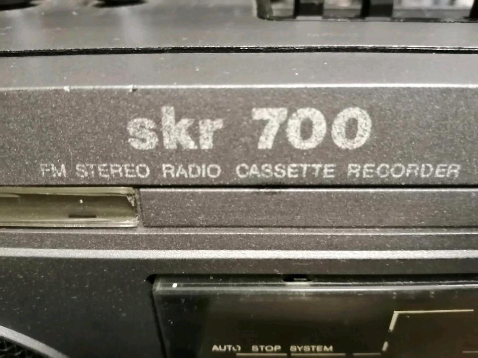 RFT SKR 700, Radio-Cassetten-Recorder, mit NEUEN Antriebsriemen!!