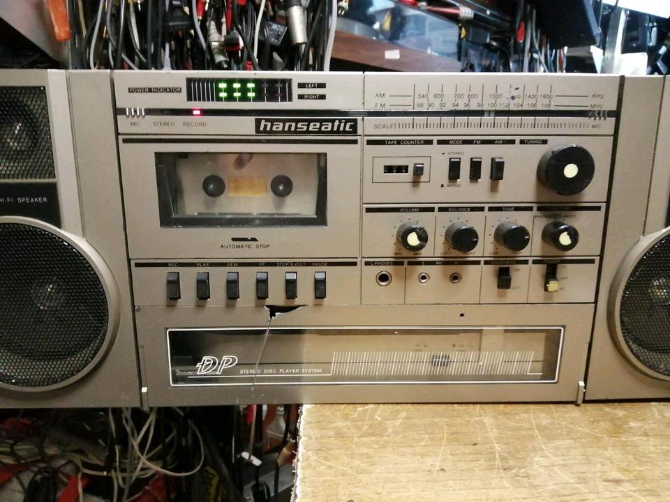 HANSEATIC Havauxes STPR4000, Ghettoblaster mit Plattenspieler!!!
