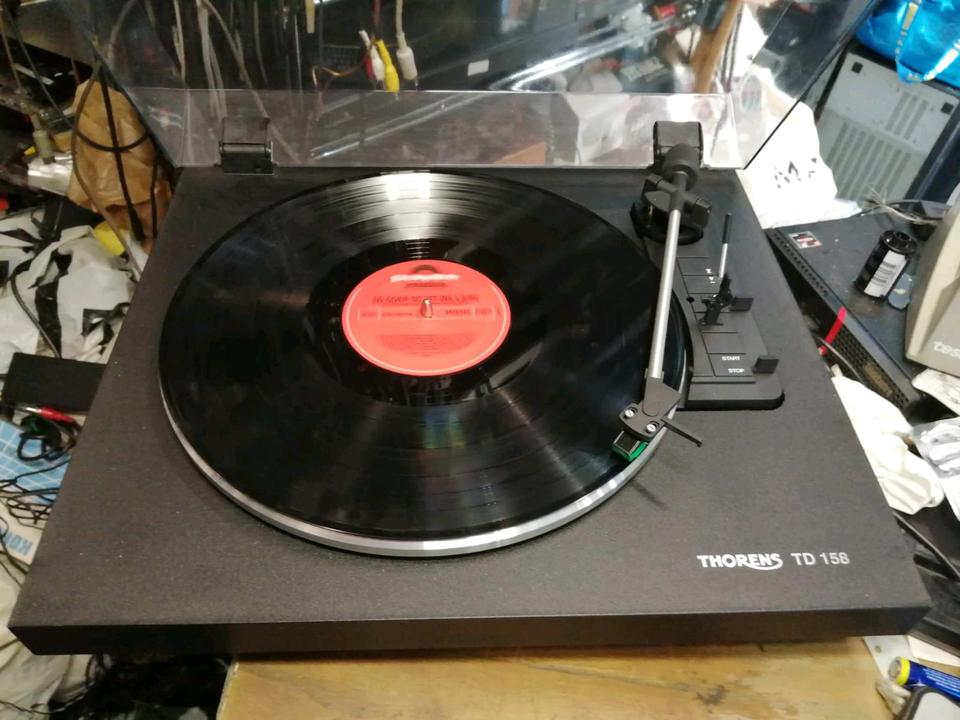 THORENS TD158, Plattenspieler +AUDIO-TECHNICA Nadelsystem!