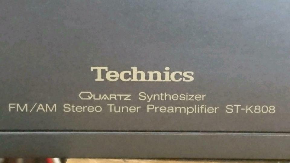 TECHNICS ST-K808 Quartz Synthesizer/ FM/AM Tuner Preamplifier