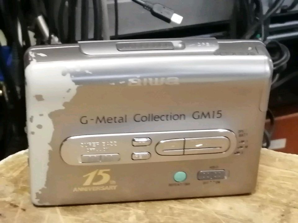 AIWA G-Metal Collection GM15, Walkman, neuer Antriebsriemen