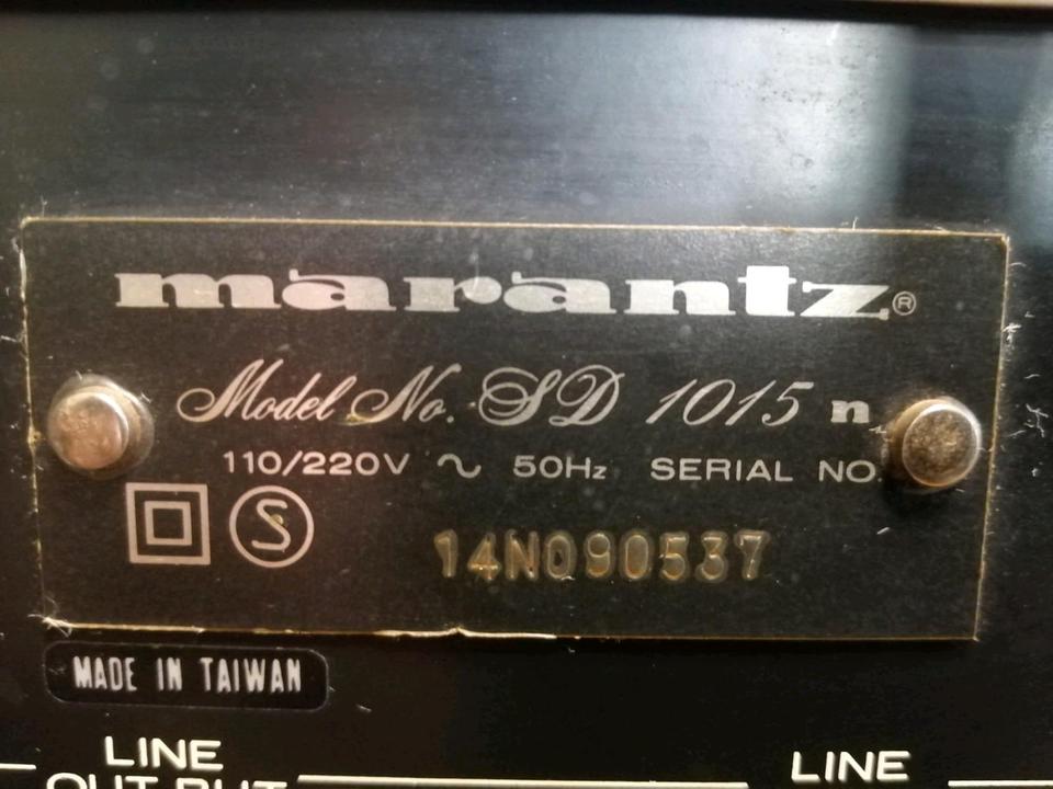 MARANTZ Model Nr. SD 1015 n, Cassetten-Deck, DEFEKT!!