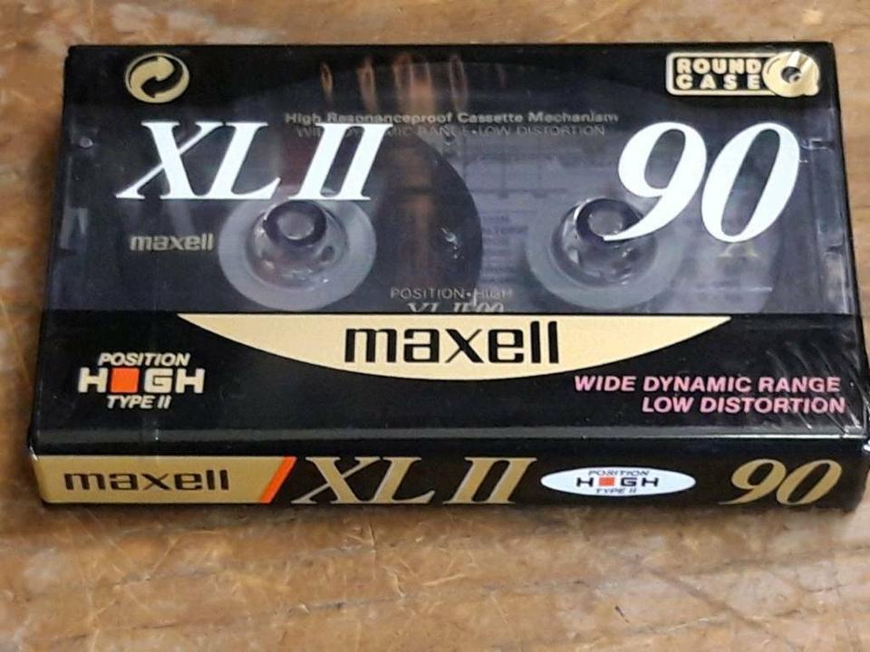 6 verschiedene MAXELL Audio-Cassetten, NEU & OVP