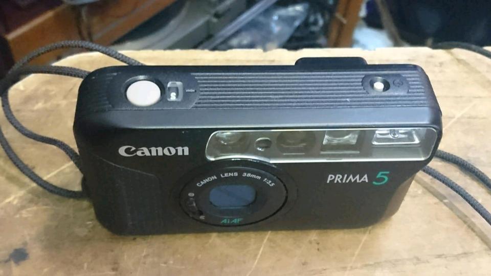 CANON PRIMA 5, Analog-Kamera mit Original-Tasche!