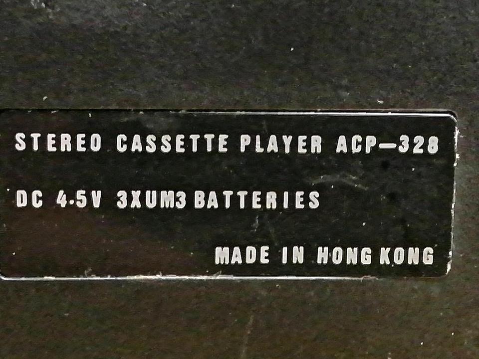 JS&A ACP-328, Walkman, SELTEN, DEFEKT!!!