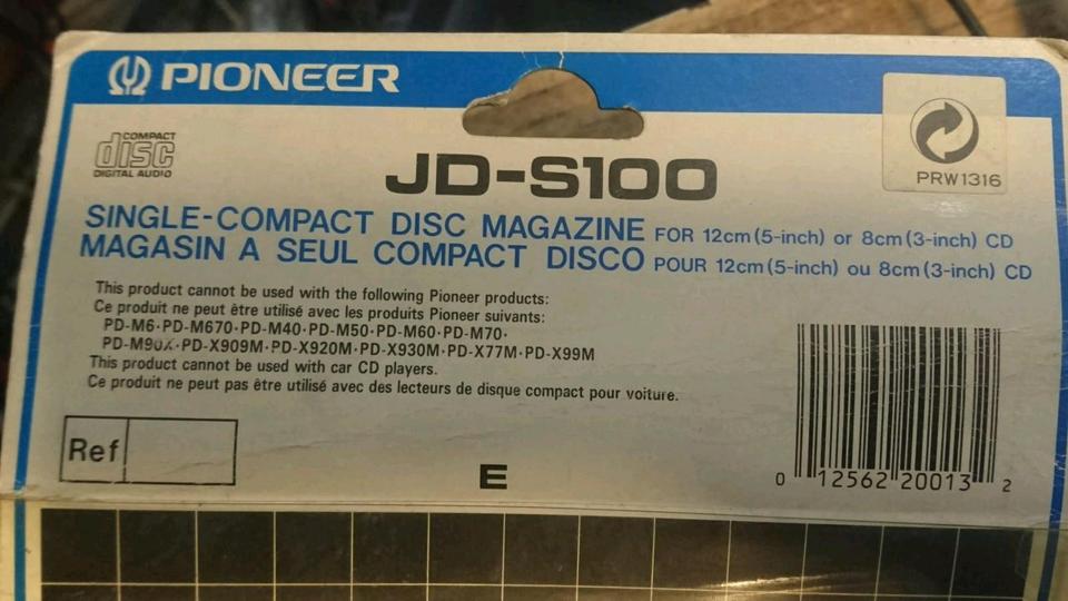 PIONEER JD-S100, Single-CD-Magazine, NEU und OVP!!