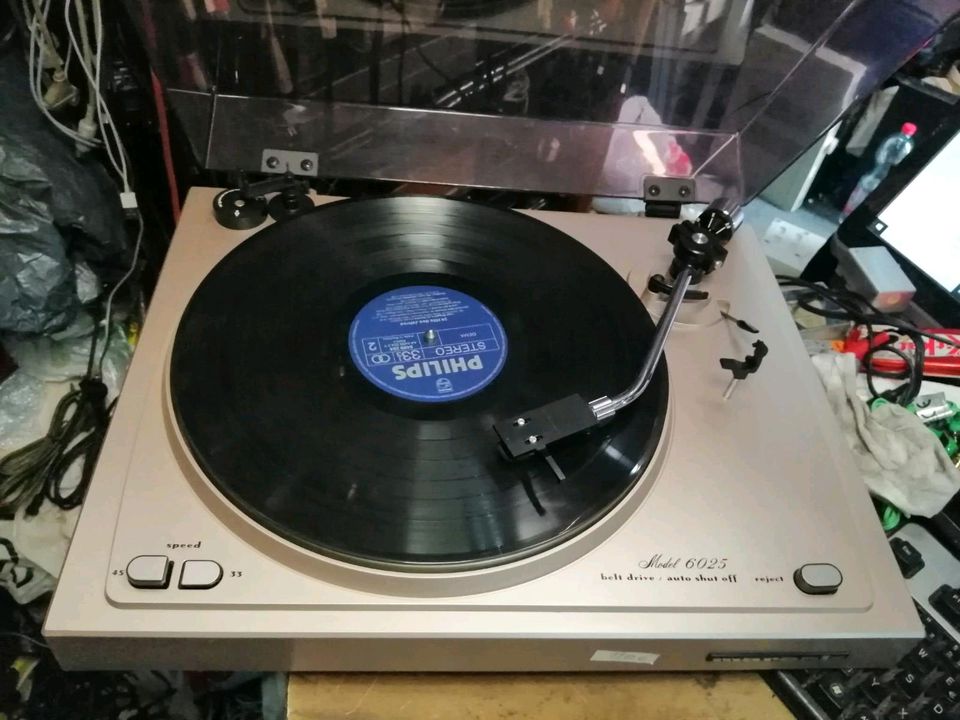 MARANTZ 6025n, Plattenspieler + NAGAOKA-Nadelsystem, etwas DEFEK!