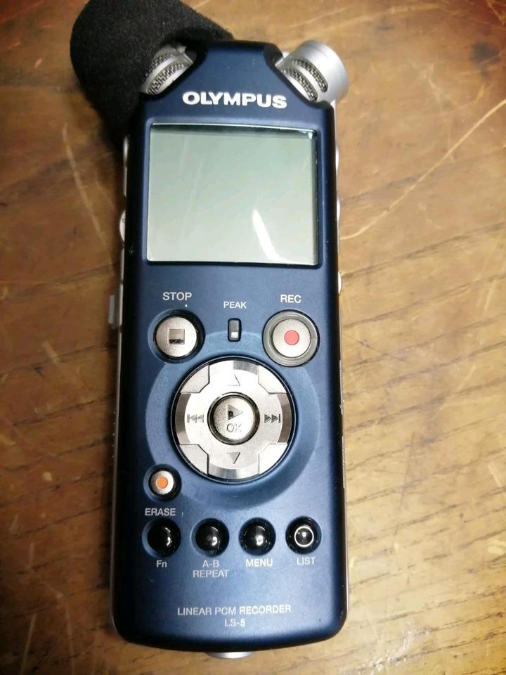 OLYMPUS LS-5, Lenear PCM Recorder mit Speicherkarte!