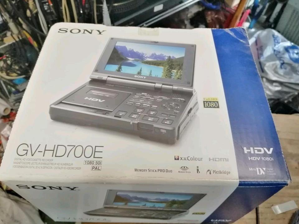 SONY GV-HD700E HD-MiniDV/HDV-Recorder, mit Zubehör!!