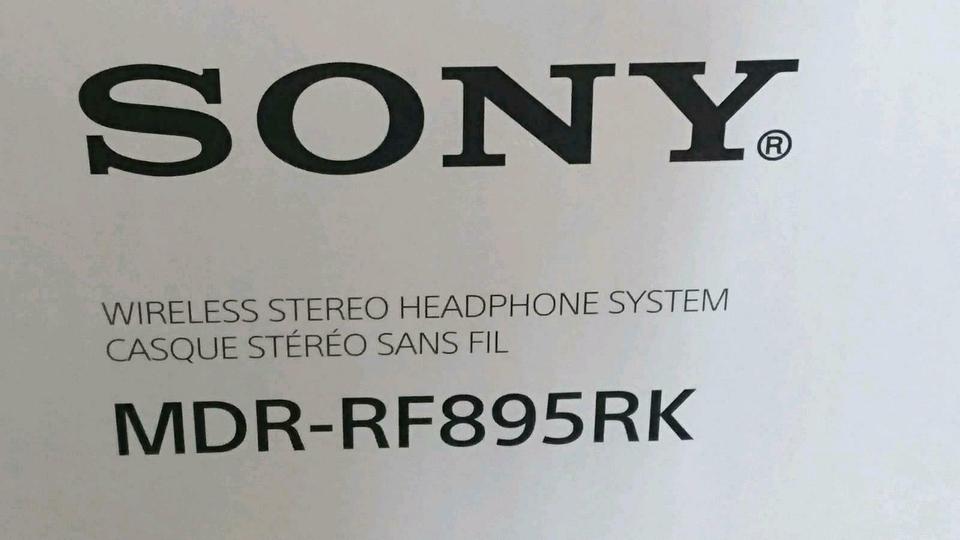 SONY MDR-RF895RK, Wireless Stereo Kopfhörer, 1x getestet, NEU