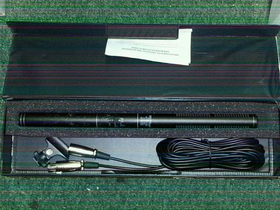 ETS Audio RMC-10; Electret Condenser Microphone, komplett!