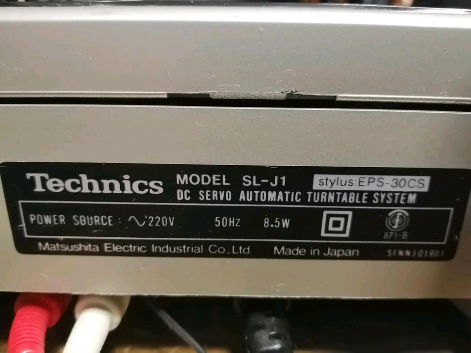 TECHNICS SL-J1, Plattenspieler, neuer Antriebsriemen!!!