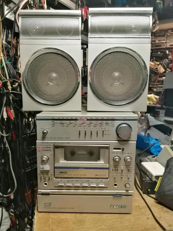 SANYO-Musikanlage: C7P/C7T/C7D + 2 C7S!!