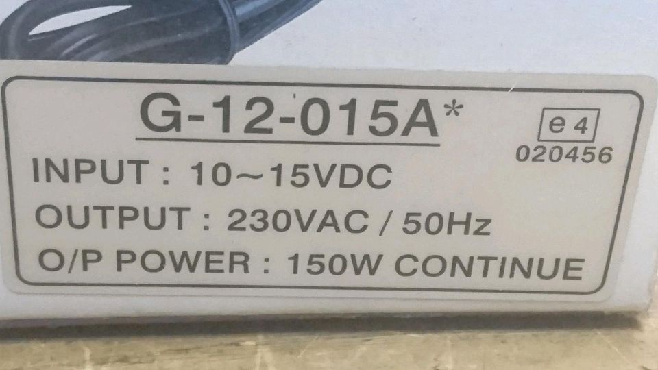 GENIUS POWER G-12-015A*, Inverter, NEU & OVP!!