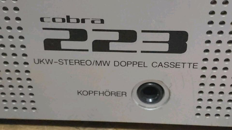 COBRA 223, Doppelcassetten-Radio-Recorderer