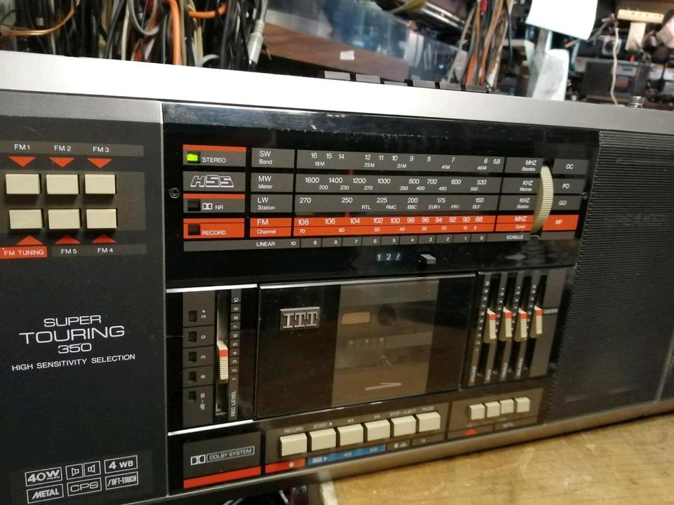 ITT Super Touring 350, Radio-Cassetten-Recorder, mit Netzkabel!!