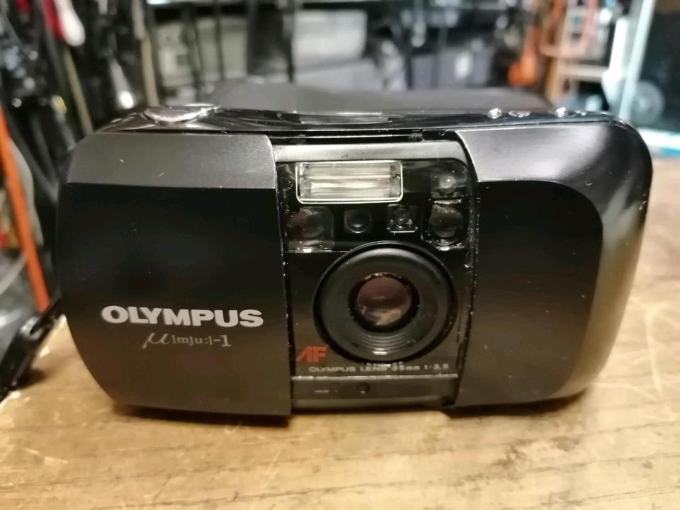 OLYMPUS MJU-1, Analog-Kamera und eine kleine Tasche!!