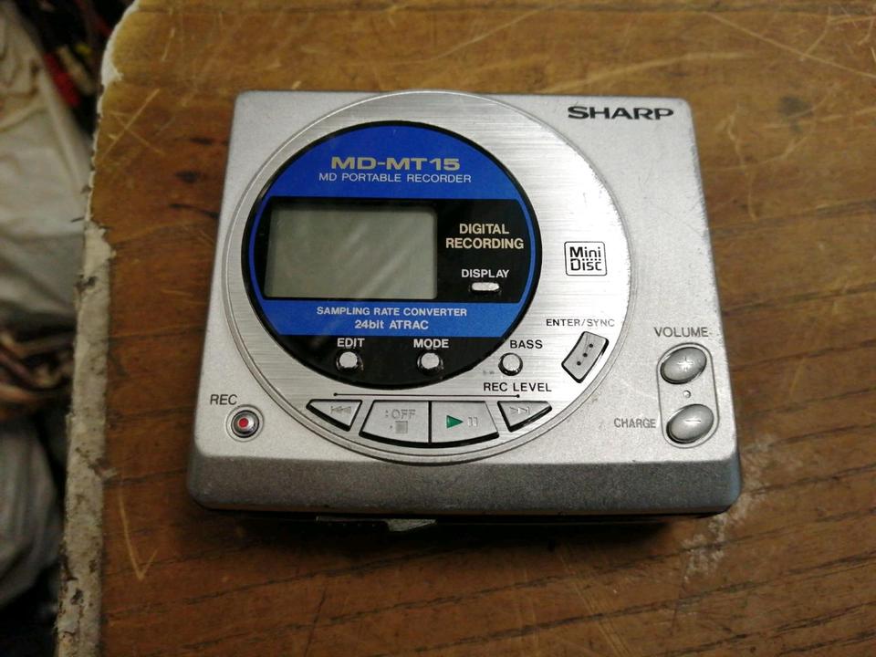 SHARP MD-MT15, Portable Minidisc-Recorder, DEFEKT!!!