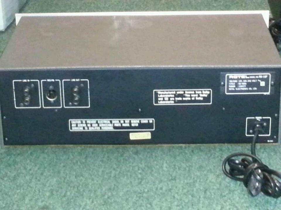 ROTEL RD-10F Stereo Cassetten Tape Deck