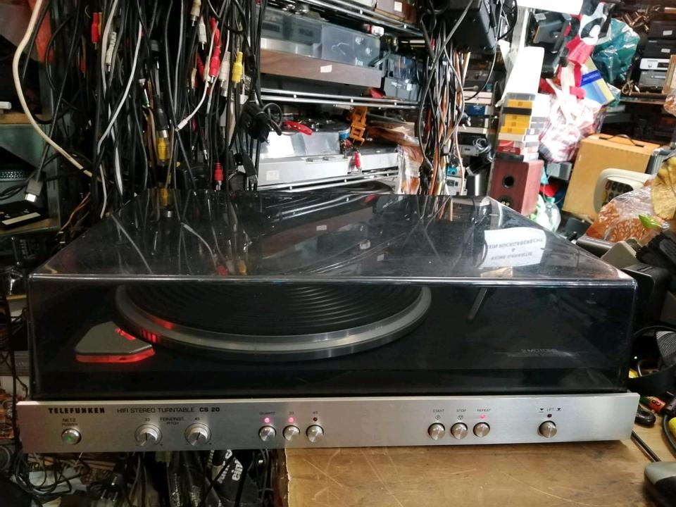 TELEFUNKEN CS20 Plattenspieler + ORTOFON Nadel, etwas DEFEKT!,!
