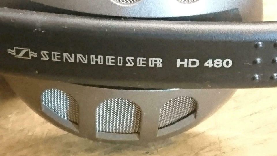 SENNHEISER HD 480 Kopfhörer, OHNE Ohrpolster, 3,5 mm Klinkestecke