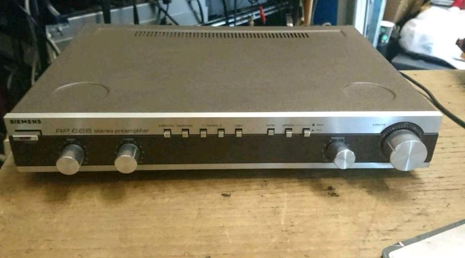 SIEMENS RP 666, Stereo Preamplifier/Vorverstärker