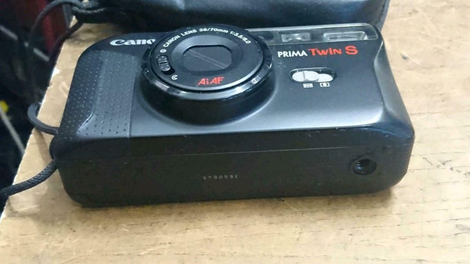 CANON PRIMA TWINS, Analog-Camera mit Original-Tasche!