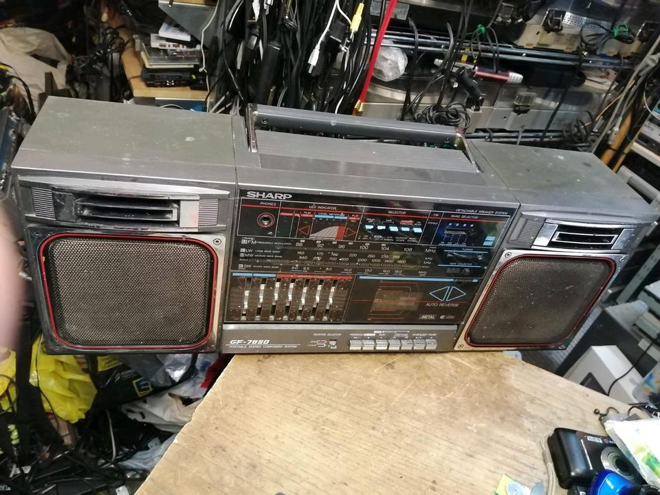 SHARP GF-7850H(D), Ghettoblaster, etwas DEFEKT!!!