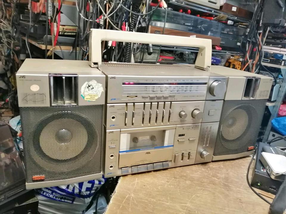JVC PC-R11L, Radio-Cassetten-Recorder, etwas DEFEKT!!!!