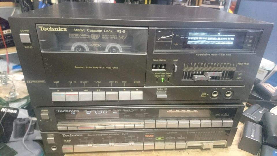 TECHNICS Stereo-Anlage: SU-5, ST-5 Tuner, RS-5