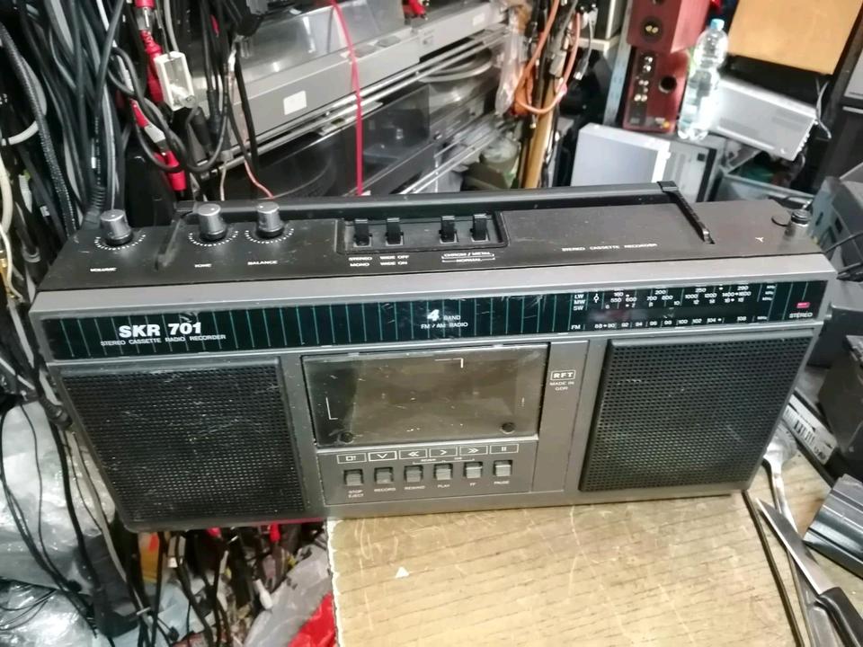 RFT SKR 701, Radio-Cassetten-Recorder, etwas DEFEKT!!