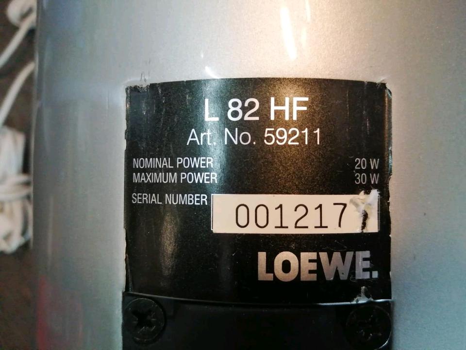 LOEWE L 82 HF, 2 Aktiv-Boxen mit Ständer + Zubehör!!