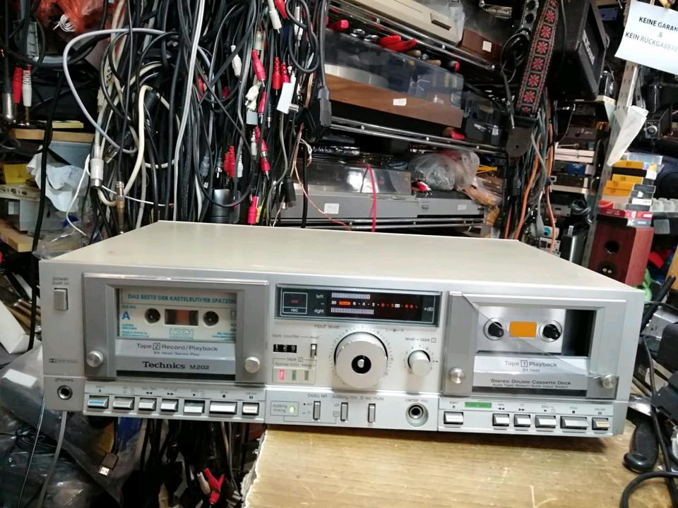 TECHNICS RS-M202, Doppel-Cassetten-Deck!