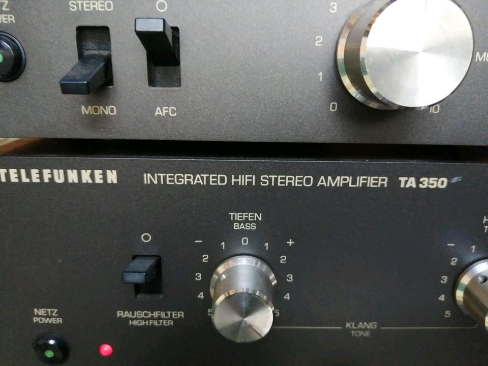 TELEFUNKEN TA-350 Verstärker + TELEFUNKEN TT350 guter Zustand!!!