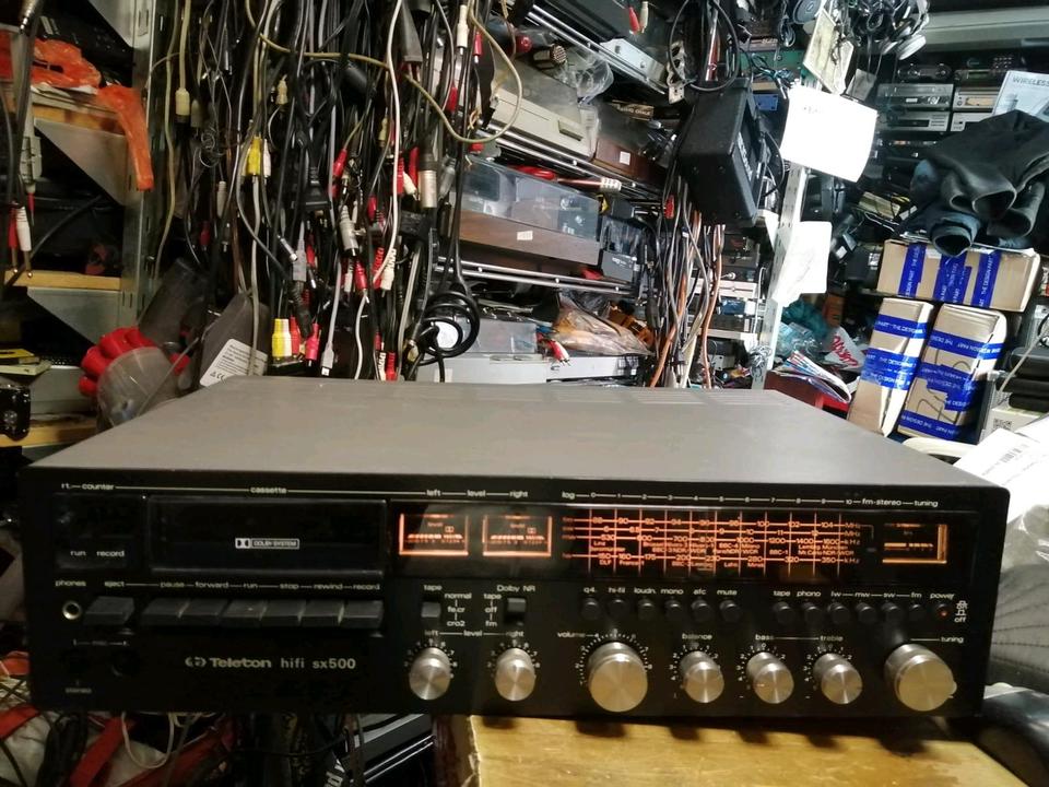 TELETON SX500, Stereo HiFi Receiver mit Cassette, guter Zustand!