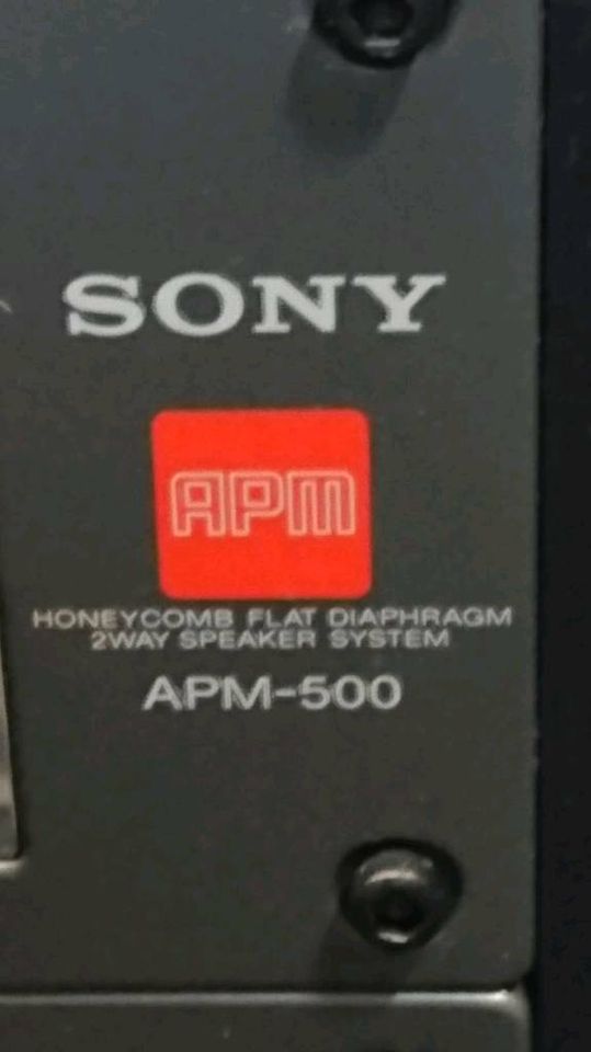 2 SONY APM-500 Boxen, toll