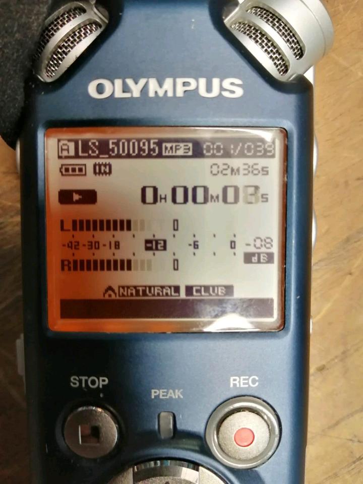 OLYMPUS LS-5, Lenear PCM Recorder mit Speicherkarte!