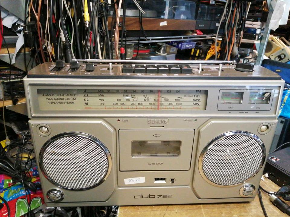 SIEMENS CLUB 722 +SIEMENS CLUB 728, Radio-Cassetten-Recorder!!!