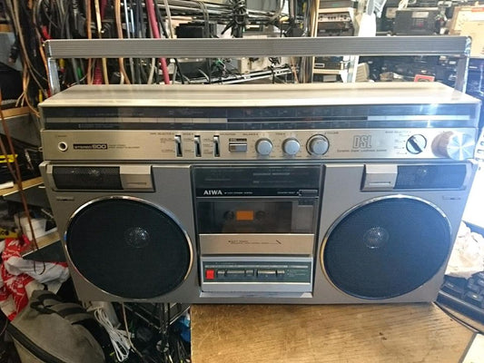 AIWA CS-600E, Radio-Cassetten-Recorder, etwas DEFEKT!!