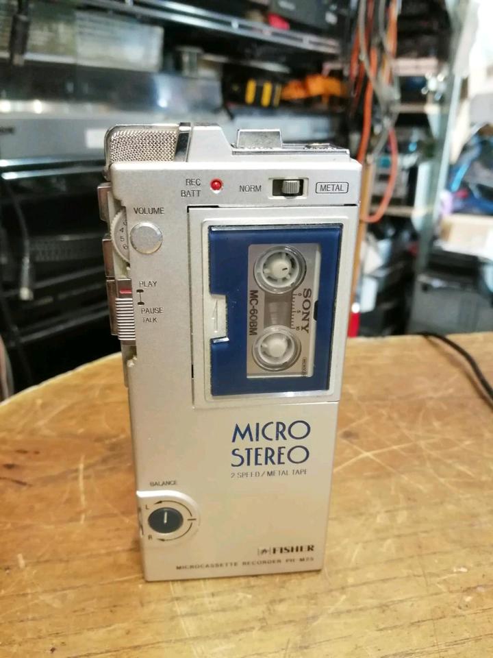 FISHER PH-M25 Micro Cassetten-Recorder, DEFEKT!!!