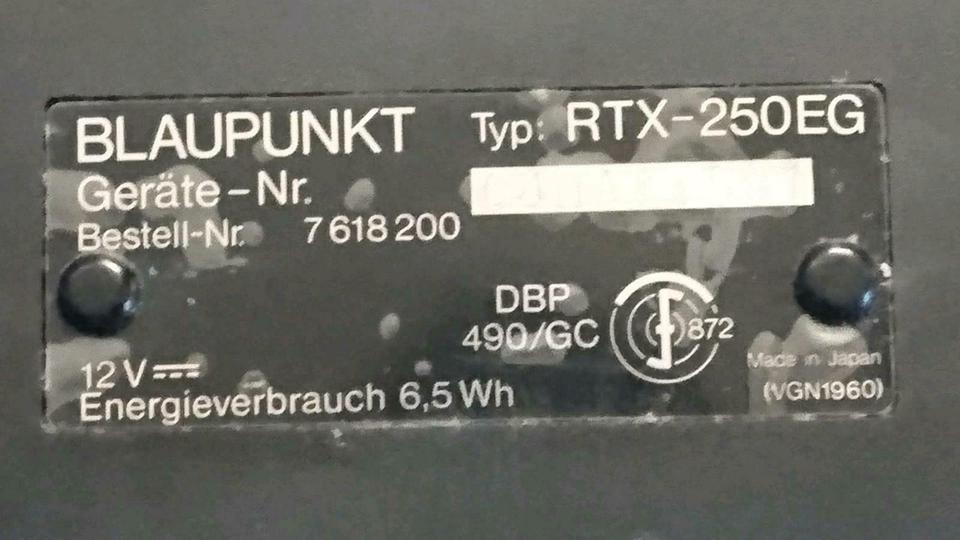 BLAUPUNKT RTX-250EG, VHS-Videorecorder, DEFEKT!!