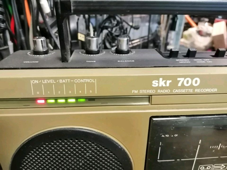 RFT SKR 700, Radio-Cassetten-Recorder, NEUER Antriebsriemen!!