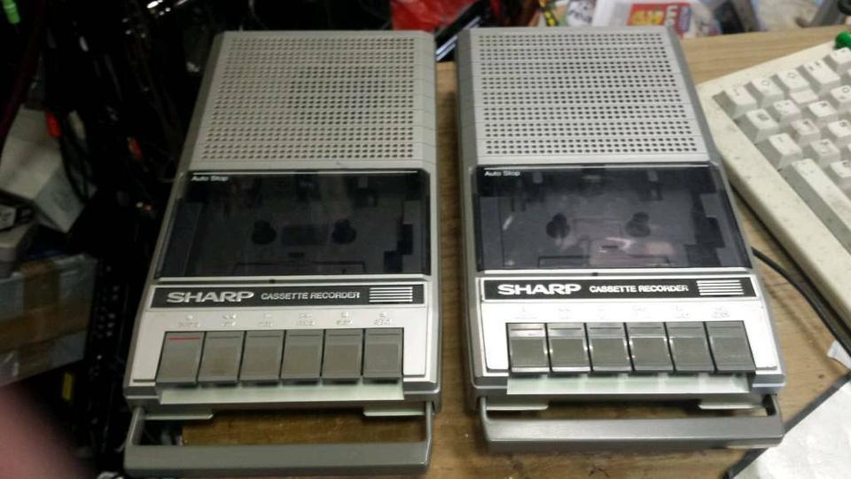 2 SHARP RD-620DS, Cassetten-Recorder, DEFEKT!!