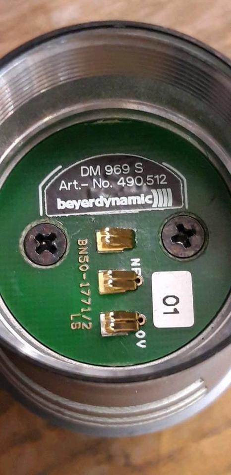 BEYDYNAMIC S900 Mikrofon+DM969 S Kopf, wireless OHNE Sender, toll