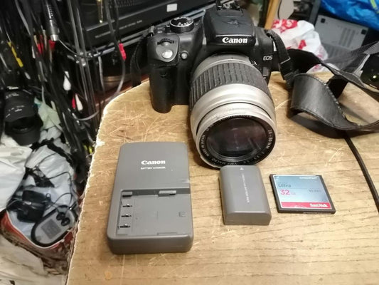 CANON EOS350 Da Digital, Digital-Kamera mit VOIGTLÄNDER Objektiv!
