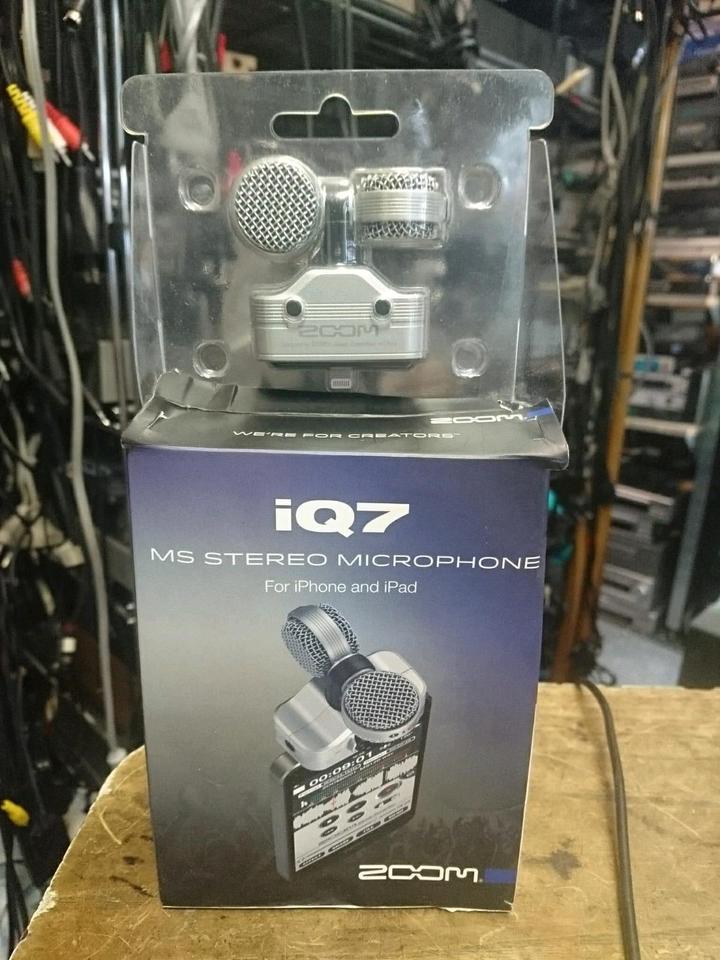 IQ7 ZOOM Ms Stereo-Mikrofon für IPhone und IPad!! Neu & OVP!!